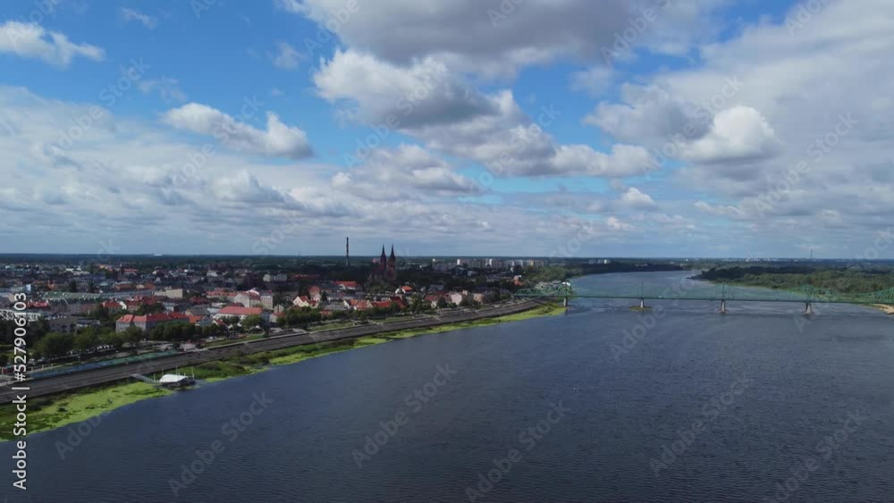 View of the old town in the city of Wloclawek, Poland. View of the old town in the city of Wloclawek, Poland.