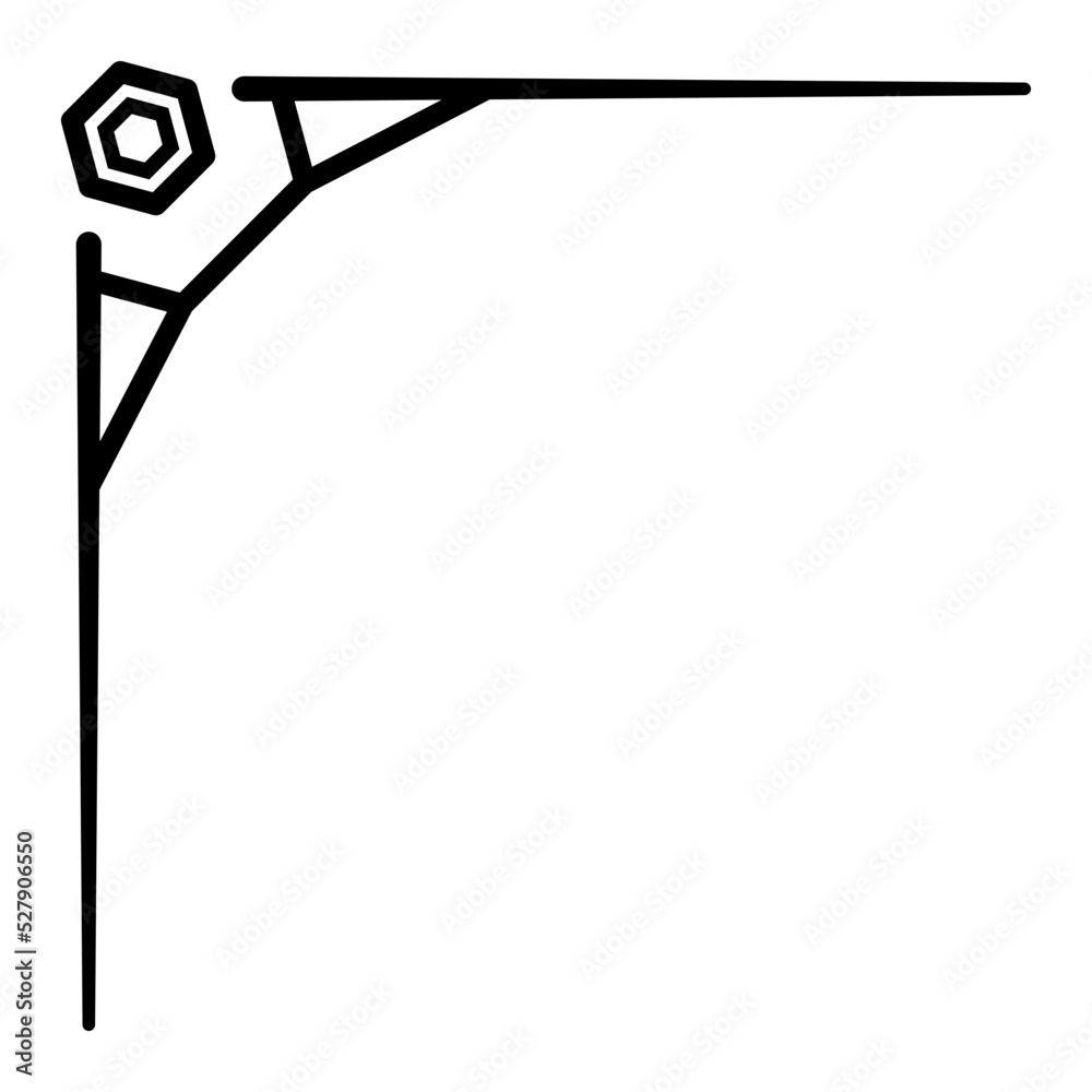 Obraz premium geometric art corner edge 