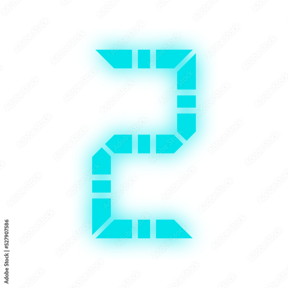 neon digital number
neon digital number