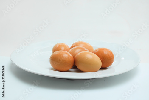 eggs on a plate