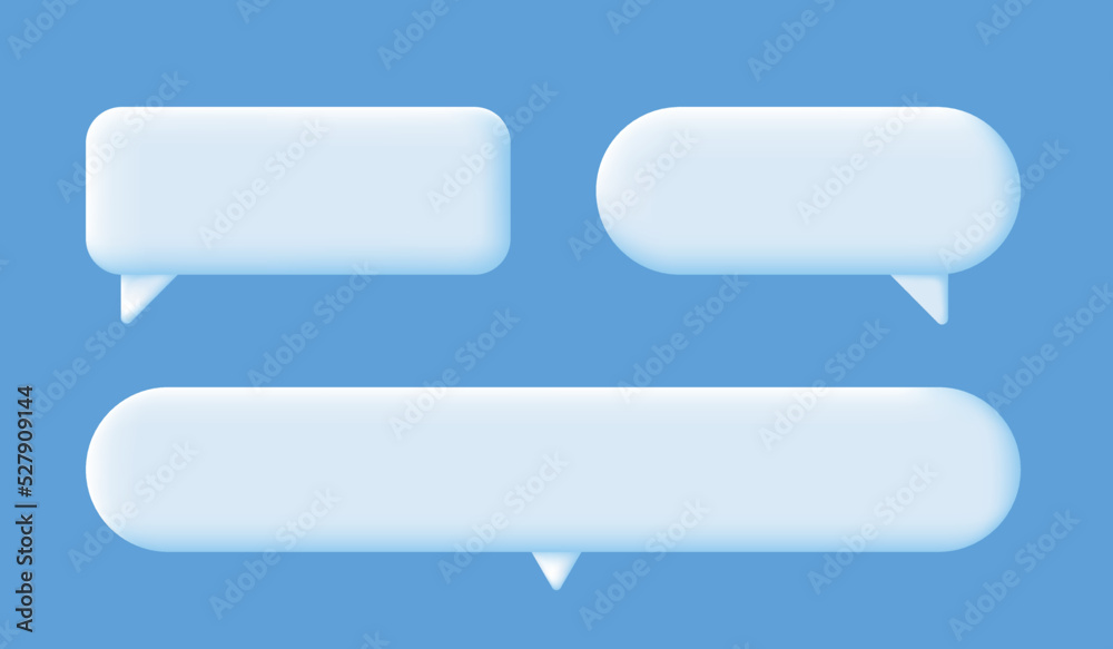 3d white Chat, Speech or speak bubbles on blue background. Chatting box, message and tallking cloud, search line. Social network communication concept. Vector illustration. 3d white Chat, Speech or speak bubbles on blue background. Chatting box, message and tallking cloud, search line. Social network communication concept. Vector illustration.