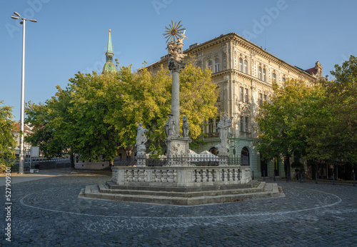 Holy Trinity Column at Fish Square (created in 1712) - Bratislava, Slovakia - Bratislava, Slovakia