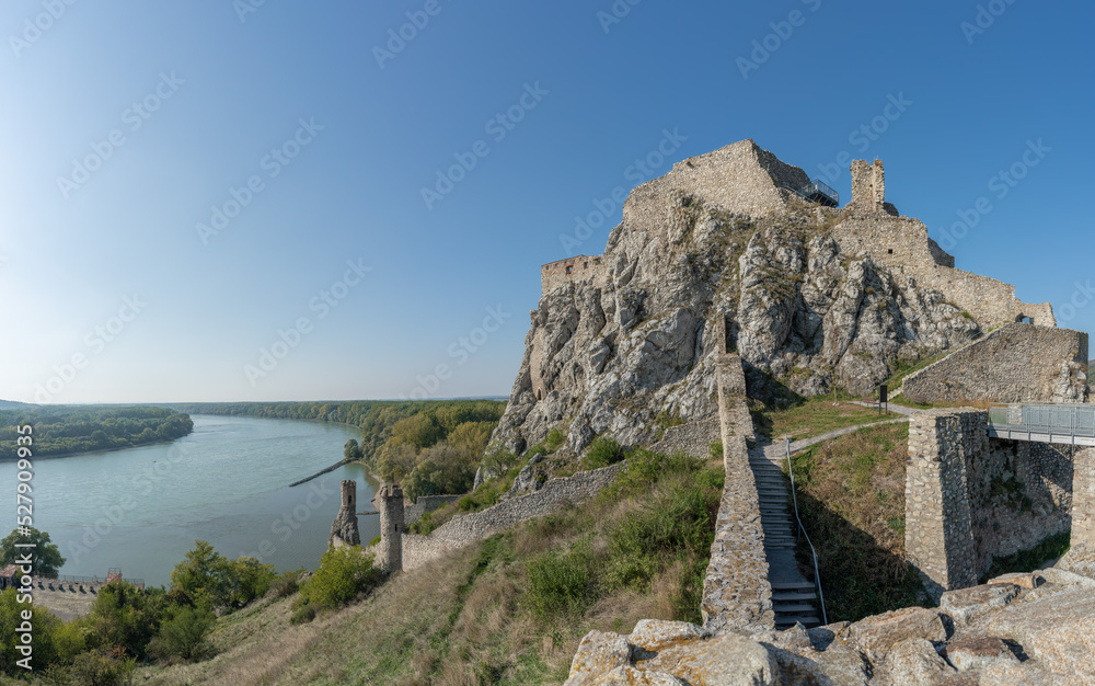 Upper Castle and Southern Fortifications of Devin Castle - Bratislava, Slovakia