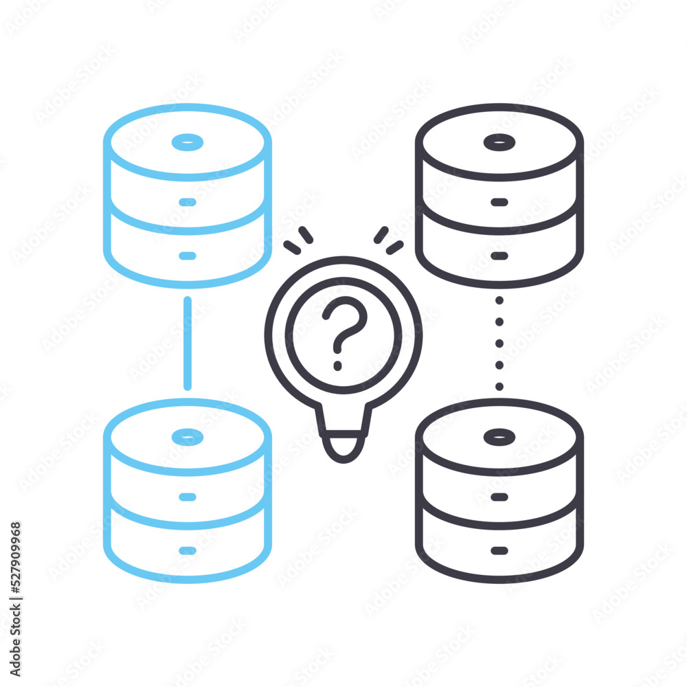 hosting solutions line icon, outline symbol, vector illustration, concept sign hosting solutions line icon, outline symbol, vector illustration, concept sign