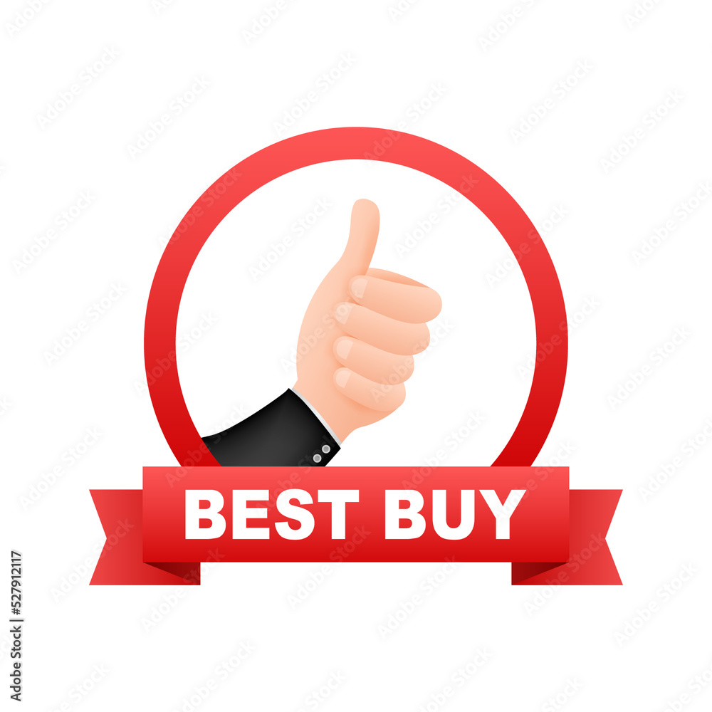 Red best buy illustration on red background. Online payment. Abstract background. Online store Red best buy illustration on red background. Online payment. Abstract background. Online store