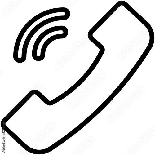 phone receiver Isolated Vector icon which can easily modify or edit

