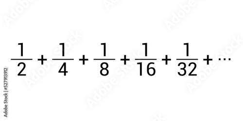 Example of geometric series in mathematics