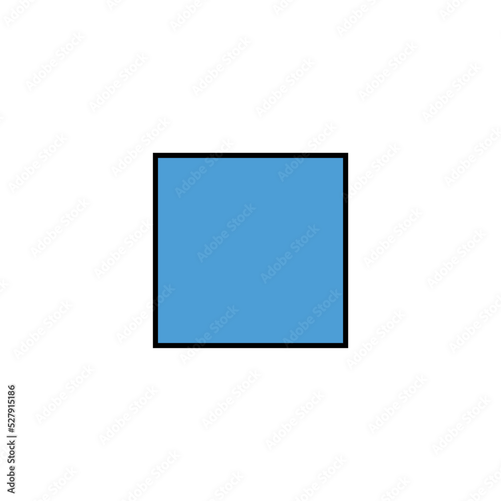 2D square shape in mathematics 2D square shape in mathematics