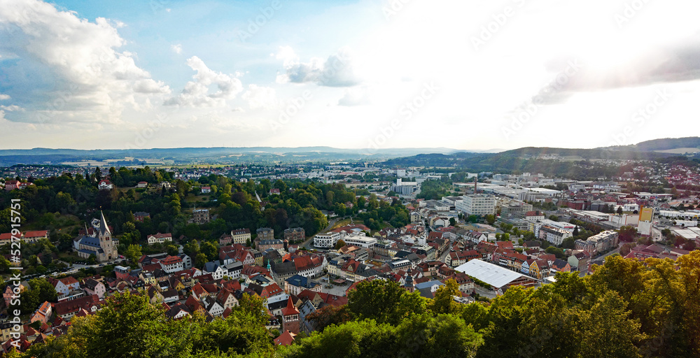 Kulmbach Blick über die Stadt