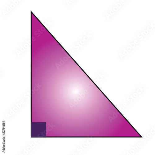 types of triangle in mathematics. Right triangle
