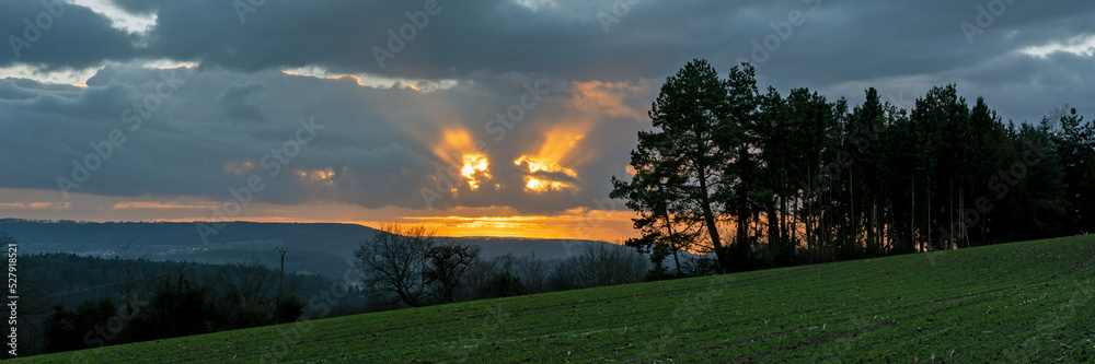 Fototapeta premium Sonnenuntergang