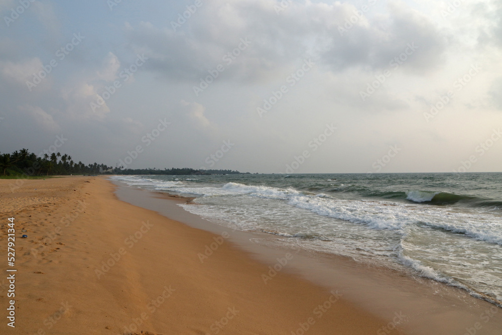 Beach in Hikkaduwa, Indian Ocean, Sri Lanka Beach in Hikkaduwa, Indian Ocean, Sri Lanka