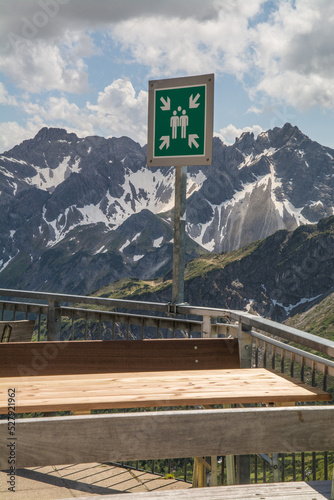 allgäu, fellhorngipfel-sonnenterrasse photo