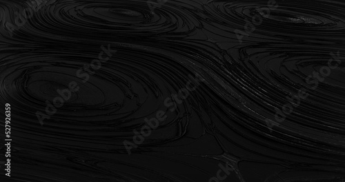 Render with black texture floating surface