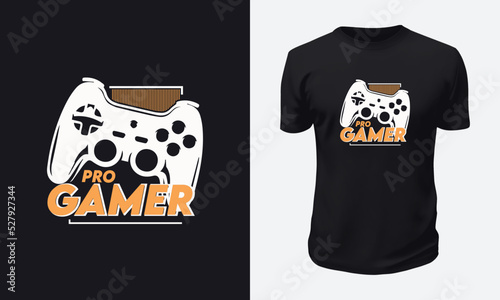 Photo Video Gaming T shirt Design Vector Graphic Illustration for Print on Demand Site