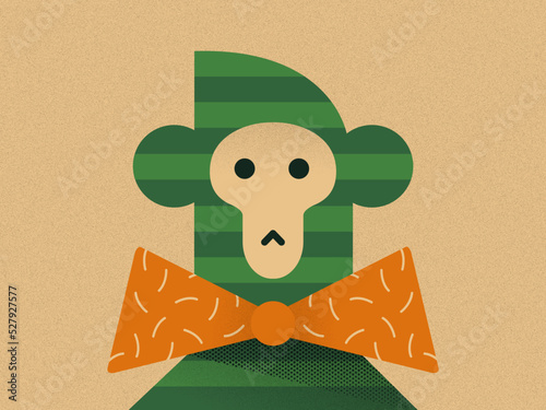 Monkey vector illustration