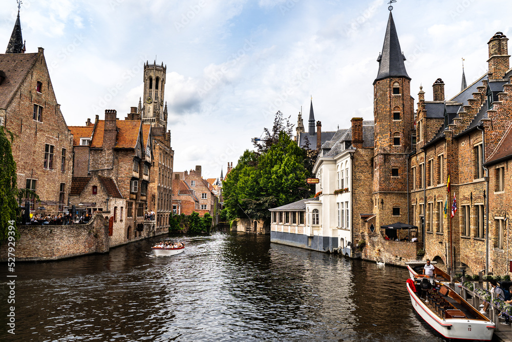 canal Bruges Belgium Europe