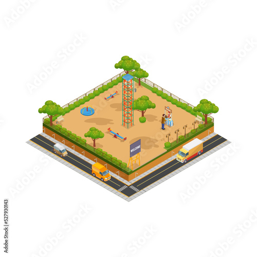 Cartoon Home interior room background template. background concept