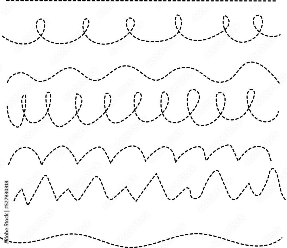 Doodle lines, hand drawn brushes elements Doodle lines, hand drawn brushes elements