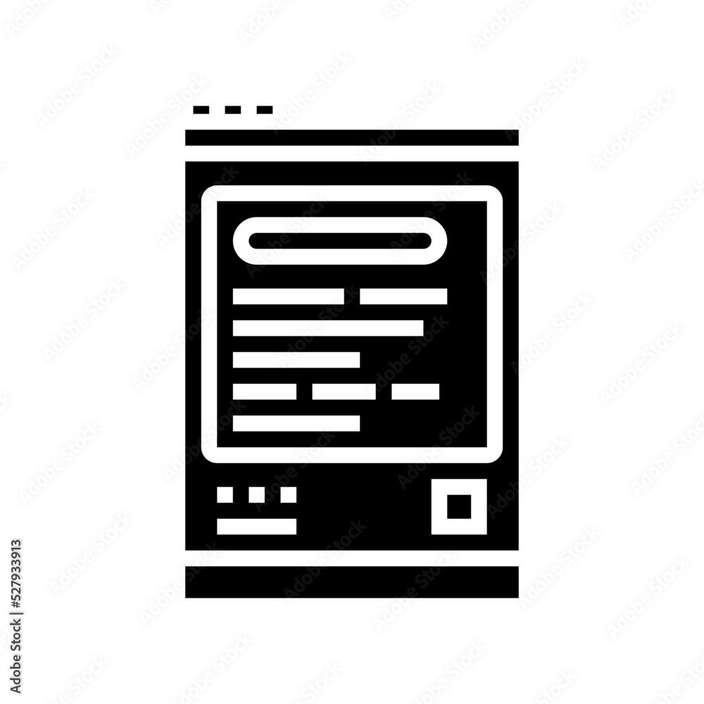 mobile battery glyph icon vector. mobile battery sign. isolated symbol illustration mobile battery glyph icon vector. mobile battery sign. isolated symbol illustration
