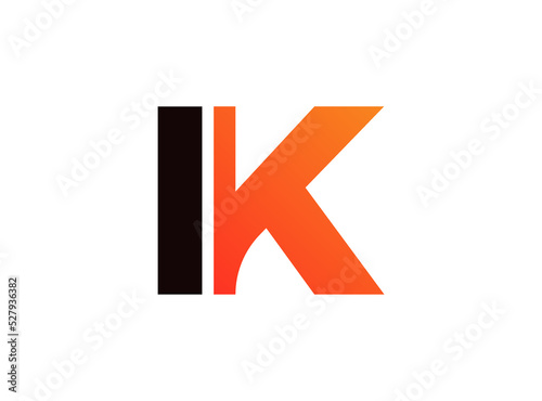 Free Download Bold Orange K Logo for Corporate Companies - GFXLoad