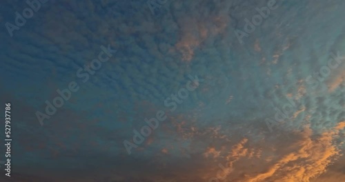 Clouds in the sunset