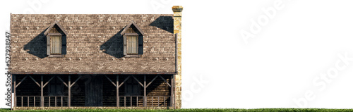Obraz na płótnie architecture concept, historic house w salonie