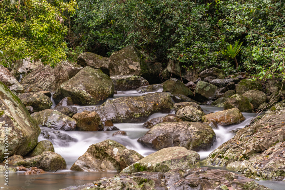Waterfall scenic views in Queensland, Australia. 