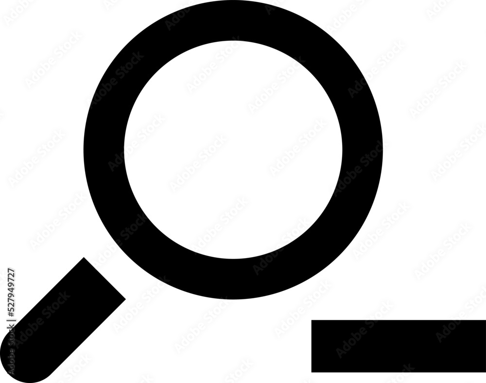 zoom out vector icon illustration on white background.eps zoom out vector icon illustration on white background.eps