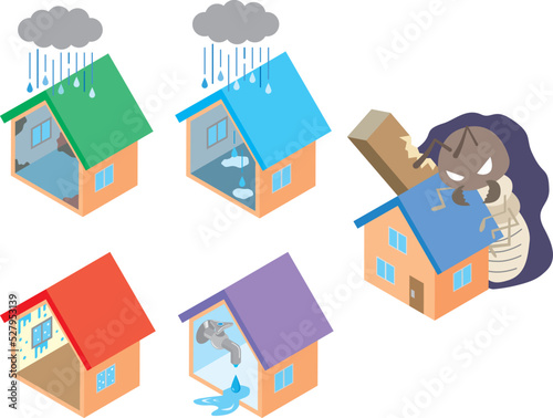 住宅の不具合セット
