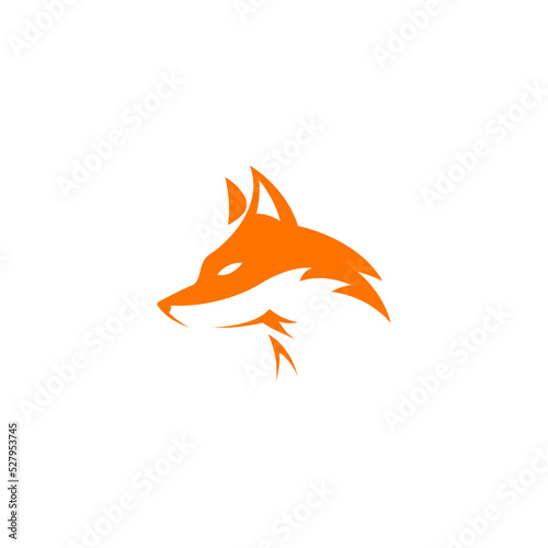 Fox icon logo design photo