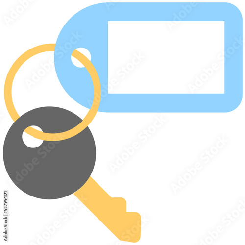 Keychain Vector Icon
