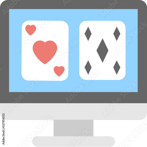 Solitaire Game Vector Icon