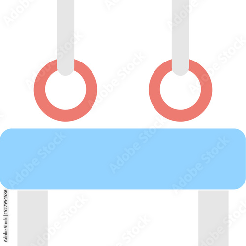 Gymnastic Rings Vector Icon