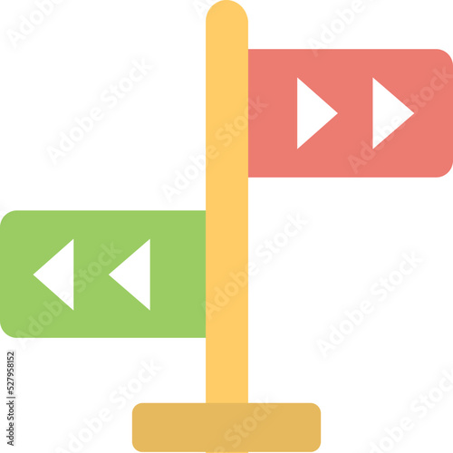 Guidepost Vector Icon