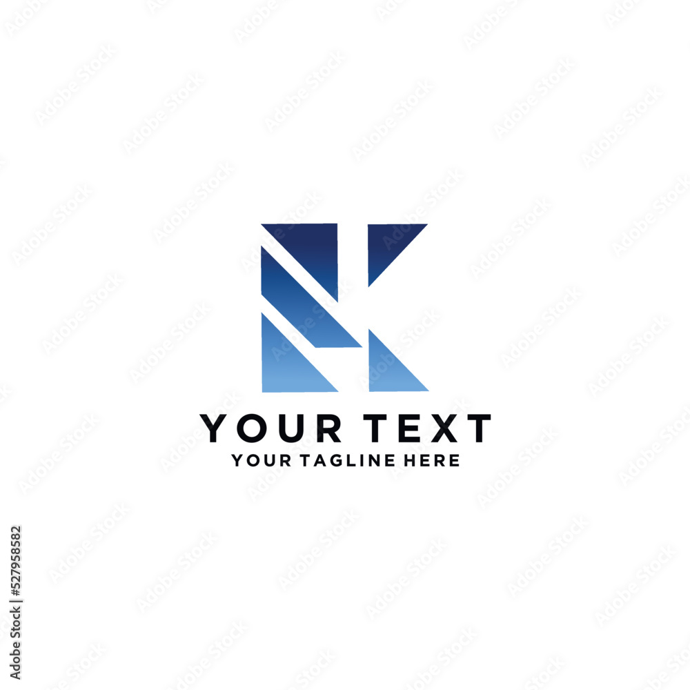 Letter - K logo icon vector image Letter - K logo icon vector image