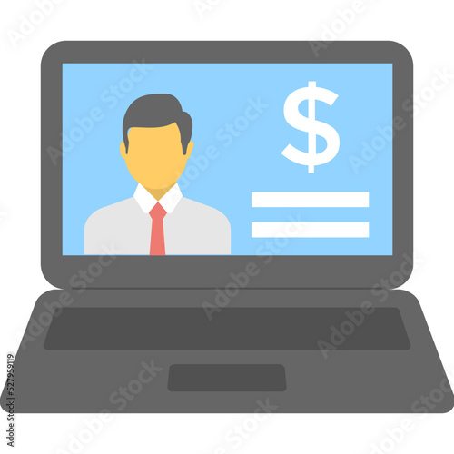 Ebanking Vector Icon