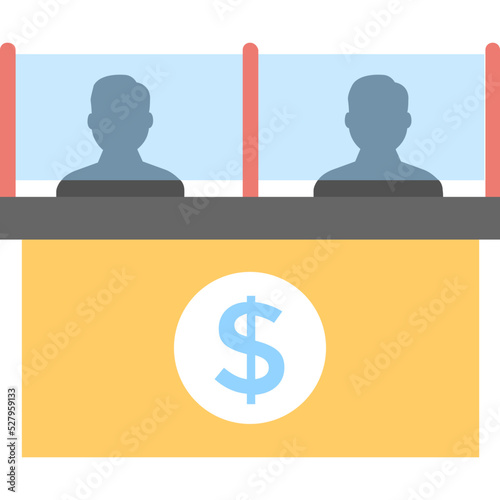 Teller Vector Icon