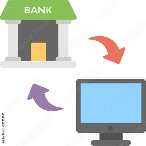 Ebanking Vector Icon