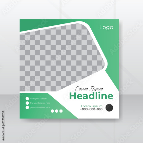 Social media post or facebook post design.