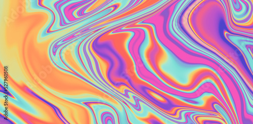 Cool Tie-dye texture with colorful pain leaks and stains. The psychedelic 70s style background.