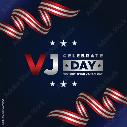 Celebtrate VJ Day Vector Image
