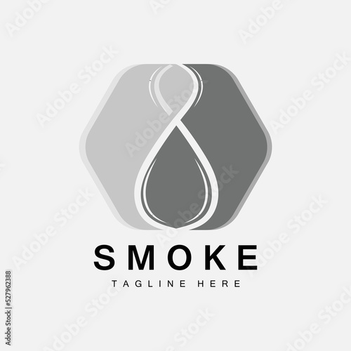 Steam Steam Logo Vector Hot Evaporating Aroma. Smell Line Illustration, Cooking Steam Icon, Steam Train, Baking, Smoking