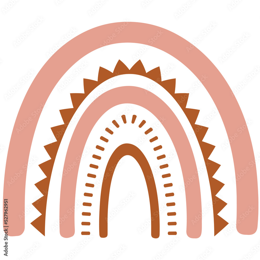 Boho rainbow design Boho rainbow design