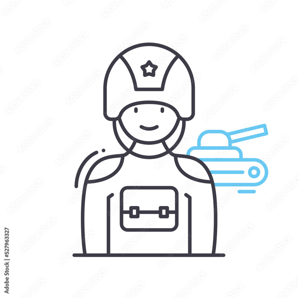 solder line icon, outline symbol, vector illustration, concept sign