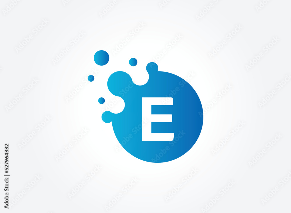 Dots Letter E Logo. E Letter Design Vector with Dots. EPS 10. vector illustrator. Dots Letter E Logo. E Letter Design Vector with Dots. EPS 10. vector illustrator.