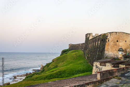 View of the Castillo de San Cristobal in Old San Juan, Puerto Rico photo