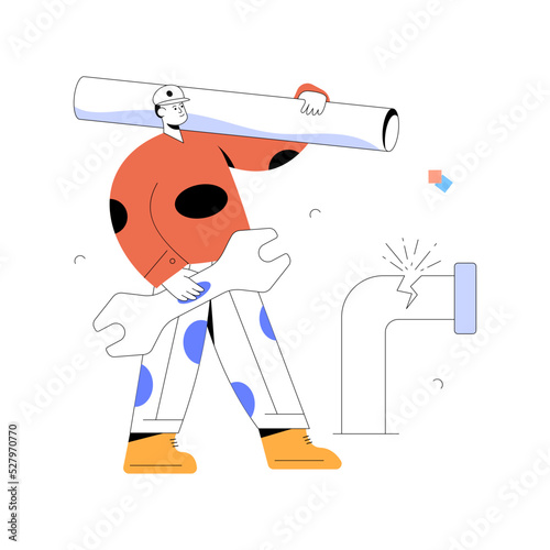 A character based flat illustration of business discussion 