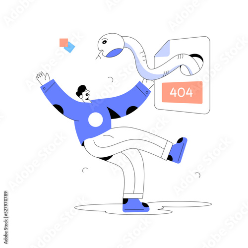 A character based flat illustration of business discussion 