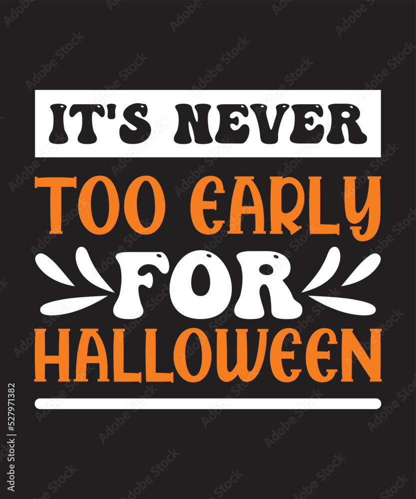 Fototapeta premium Halloween T-shirt Design Vector